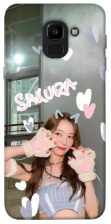 Чохол на Samsung J600F Galaxy J6 (2018) Sakura - LE SSERAFIM фото 1 з 1