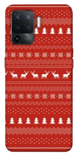 Чехол на Oppo Reno 5 Lite Новогодний v12 фото 1 из 1