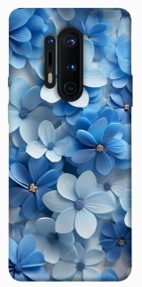 Чехол на OnePlus 8 Pro Синие цветы фото 1 из 1