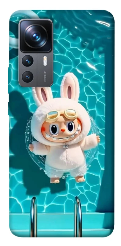 Чохол на Xiaomi 12T / 12T Pro Labubu in the pool ver.2 фото 1 з 1
