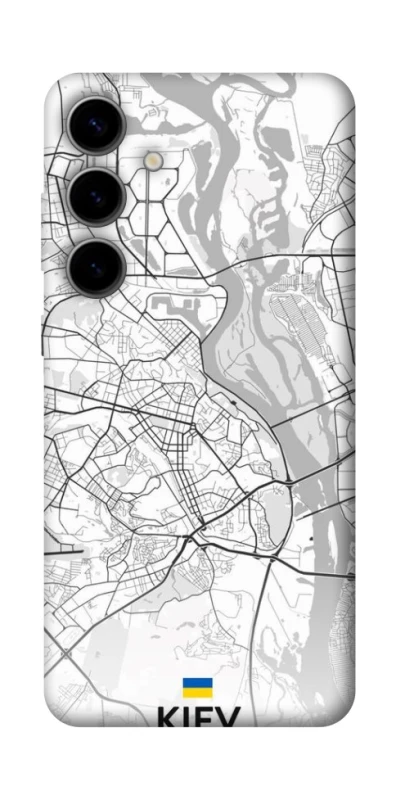Чохол на Samsung Galaxy S25 FE Kiev white map фото 1 з 1