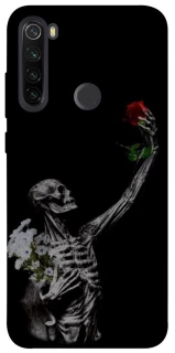 Чохол на Xiaomi Redmi Note 8T Skeleton vs Rose фото 1 з 1