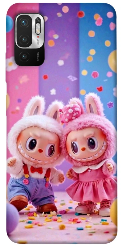 Чохол на Xiaomi Redmi Note 10 5G Labubu twins ver.3 фото 1 з 1