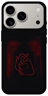 Чехол на Apple iPhone 17 Pro (6.3") Красное сердце фото 1 из 1