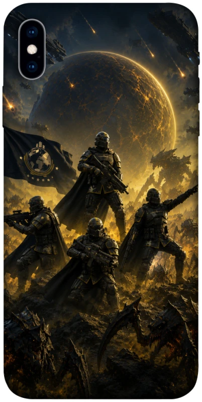 Чохол на Apple iPhone X (5.8") HELLDIVERS ver.2 фото 1 з 1