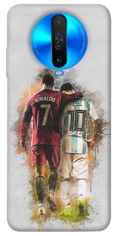 Чехол на Xiaomi Poco X2 Ronaldo и Messi фото 1 из 1