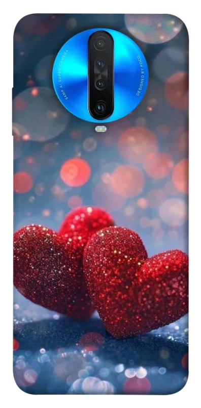Чохол на Xiaomi Redmi K30 Red hearts фото 1 з 1