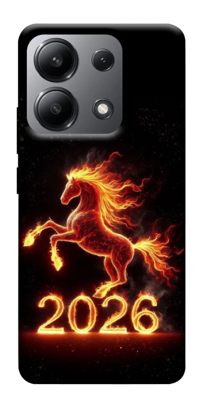 Чохол на Xiaomi Redmi Note 13 4G Red Fire Horse ver.1 фото 1 з 1