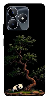 Чехол на Realme C53 Panda and tree фото 1 из 1