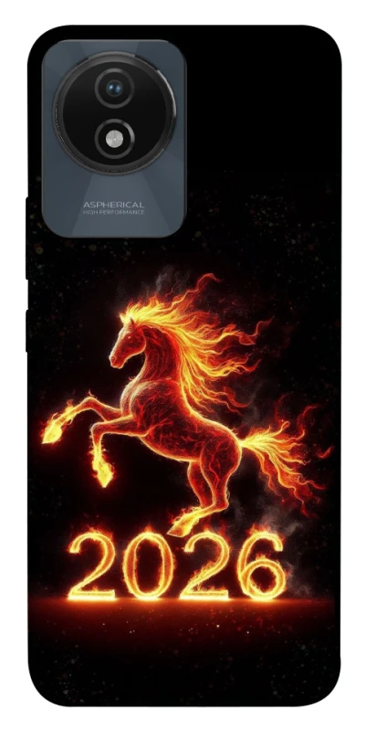 Чохол на Vivo Y02 Red Fire Horse ver.1 фото 1 з 1