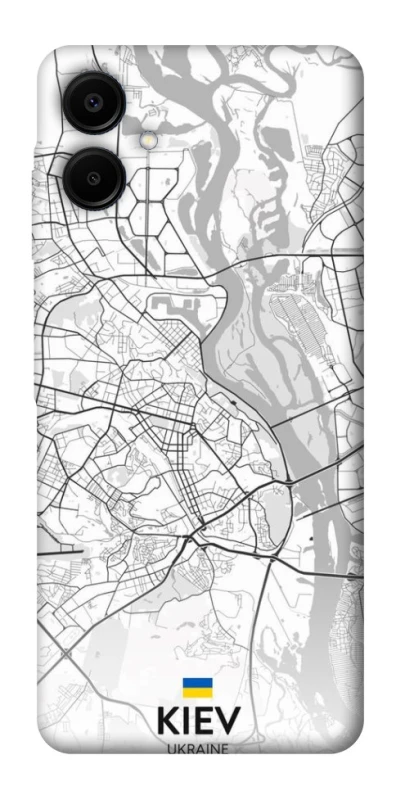 Чехол на Samsung Galaxy A06 Kiev white map фото 1 из 1