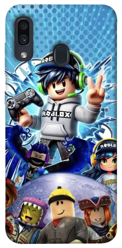 Чохол на Samsung Galaxy A20 / A30 Roblox collage ver.3 фото 1 з 1