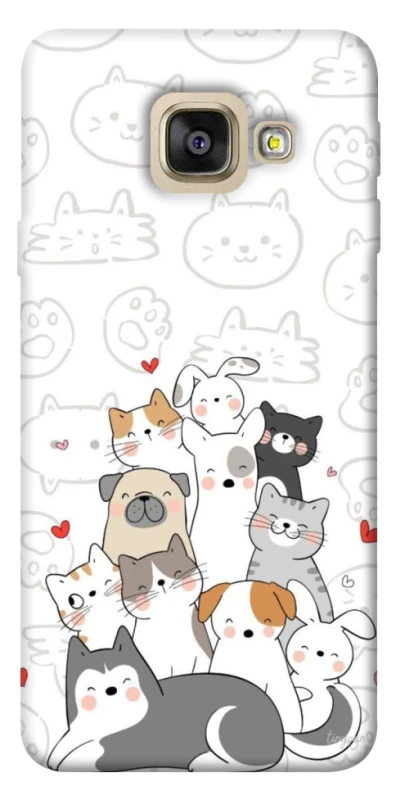 Чохол на Samsung A520 Galaxy A5 (2017) Funny Pets фото 1 з 1