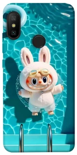 Чехол на Xiaomi Mi A2 Lite / Xiaomi Redmi 6 Pro Labubu in the pool ver.2 фото 1 из 1
