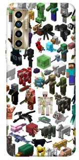 Чохол на TECNO Camon 17P Minecraft v4 фото 1 з 1