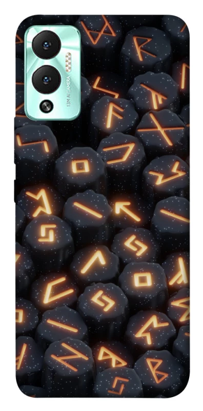Чехол на Infinix Hot 12 Play Огненые руны фото 1 из 1