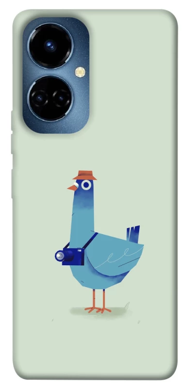 Чехол на TECNO Camon 19 Pro Голуб-детектив фото 1 из 1