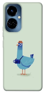 Чехол на TECNO Camon 19 Pro Голуб-детектив фото 1 из 1