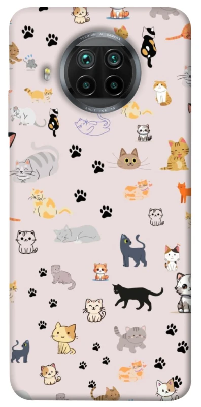 Чохол на Xiaomi Mi 10T Lite / Redmi Note 9 Pro 5G Cat style ver.1 фото 1 з 1