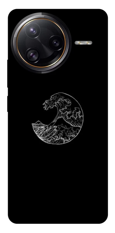 Чохол на Xiaomi Poco F7 Pro Black tsunami фото 1 з 1