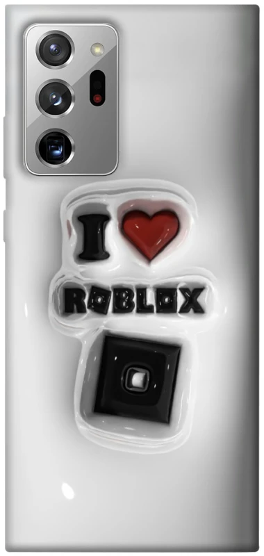 Чохол на Samsung Galaxy Note 20 Ultra I love Roblox фото 1 з 1