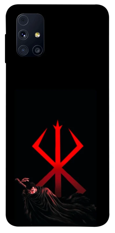 Чохол на Samsung Galaxy M31s Berserk Red Logo фото 1 з 1