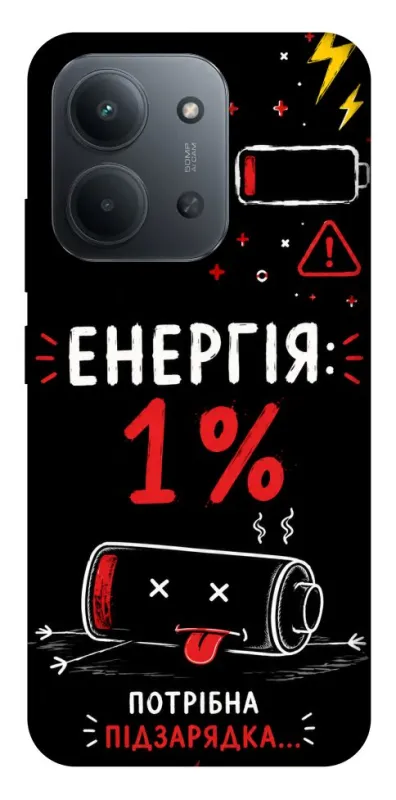 Чехол на Xiaomi Redmi 15C (Global) Енергія: 1% фото 1 из 1
