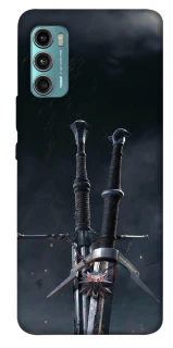 Чехол на Motorola Moto G60 Мечи Ведьмака фото 1 из 1