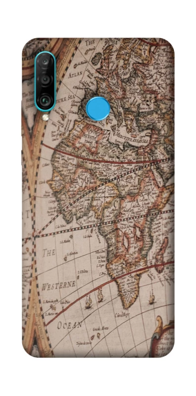 Чехол на Huawei P30 lite Карта путешествий фото 1 из 1