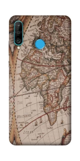 Чехол на Huawei P30 lite Карта путешествий фото 1 из 1