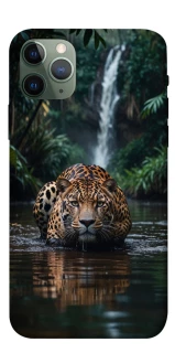 Чехол на Apple iPhone 11 Pro (5.8") Leopard in water фото 1 из 1