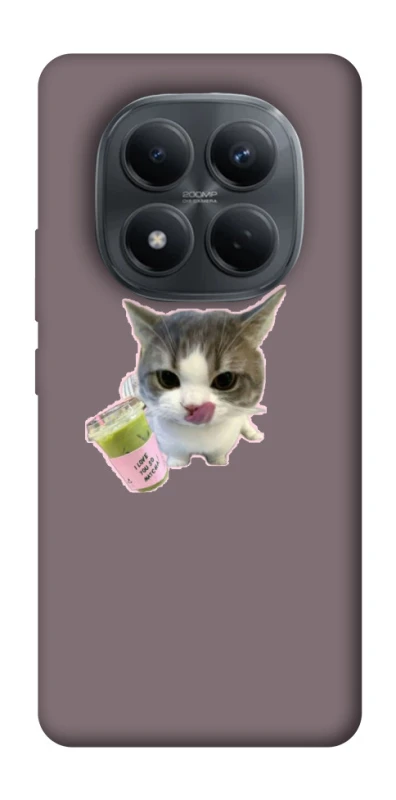 Чохол на Xiaomi Redmi Note 15 Pro 4G cat matcha фото 1 з 1