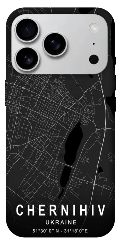 Чехол на Apple iPhone 17 Pro Max (6.9") Chernihiv map фото 1 из 1