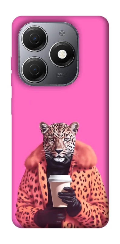 Чохол на TECNO Spark 20 Леопард з кавою фото 1 з 1