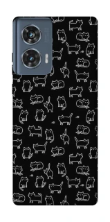Чохол на Motorola Edge 50 Black Cats фото 1 Чохол на Motorola Edge 50 Black Cats фото 1 з 1