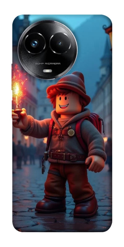 Чохол на Realme C67 4G Roblox Fire Logo Blue Flames фото 1 з 1