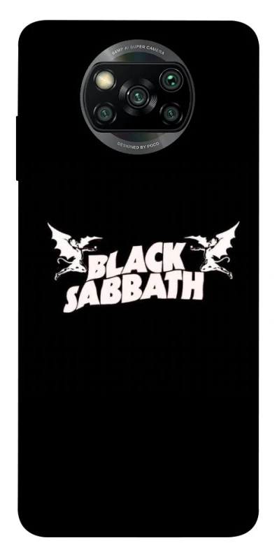 Чохол на Xiaomi Poco X3 NFC / Poco X3 Pro Black Sabbath logo ver.2 фото 1 з 1