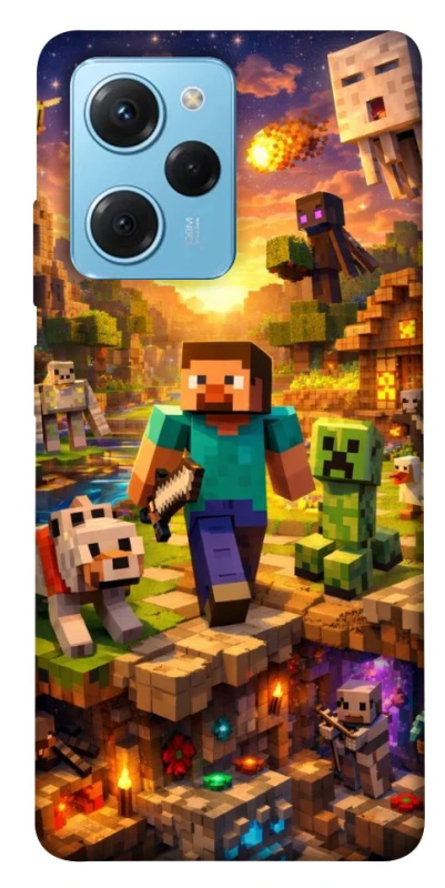 Чохол на Xiaomi Poco X5 Pro 5G Minecraft v6 фото 1 з 1
