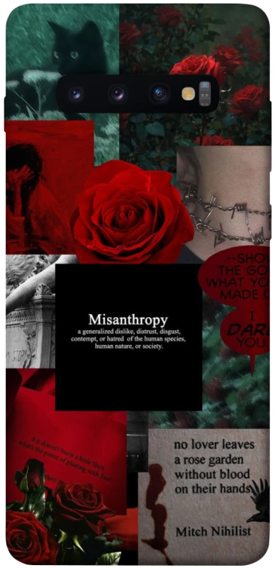 Чехол на Samsung Galaxy S10+ Misanthropy фото 1 из 1
