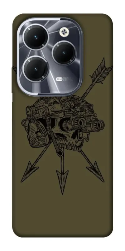 Чохол на Infinix Hot 40 Mil skull фото 1 з 1