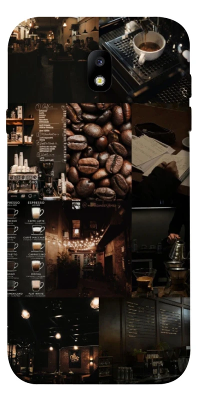 Чохол на Samsung J730 Galaxy J7 (2017) Coffee collage ver.1 фото 1 з 1