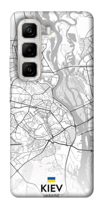 Чохол на Infinix Hot 50 4G Kiev white map фото 1 з 1