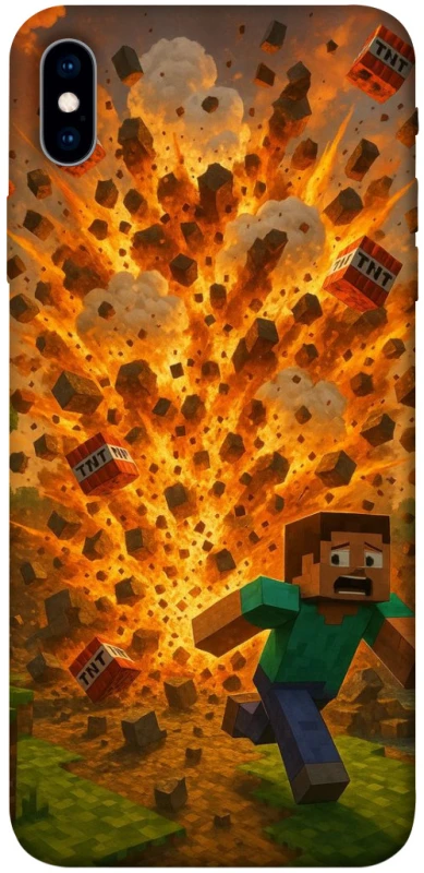 Чохол на Apple iPhone XS Max (6.5") Minecraft v7 фото 1 з 1