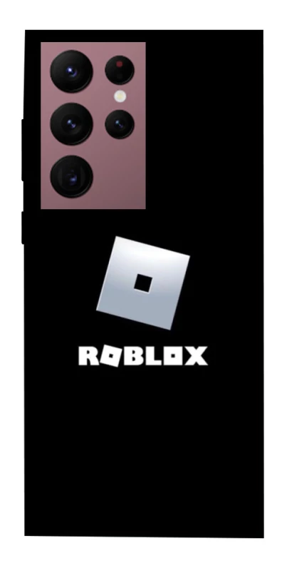 Чохол на Samsung Galaxy S22 Ultra Roblox logo black фото 1 з 1