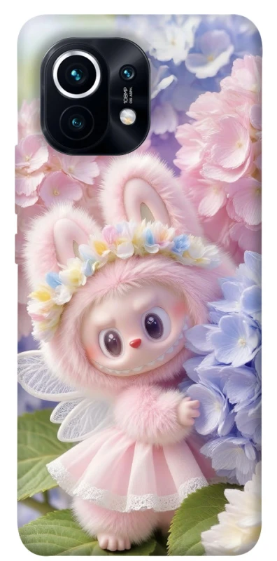 Чохол на Xiaomi Mi 11 Labubu & Flowers ver.1 фото 1 з 1