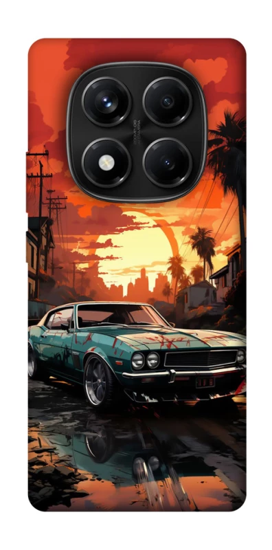 Чохол на Xiaomi Redmi Note 14 Pro 4G Car at sunset фото 1 з 1