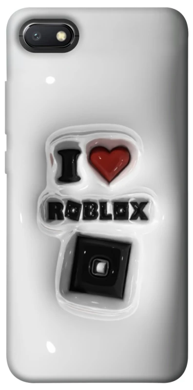 Чохол на Xiaomi Redmi 6A I love Roblox фото 1 з 1