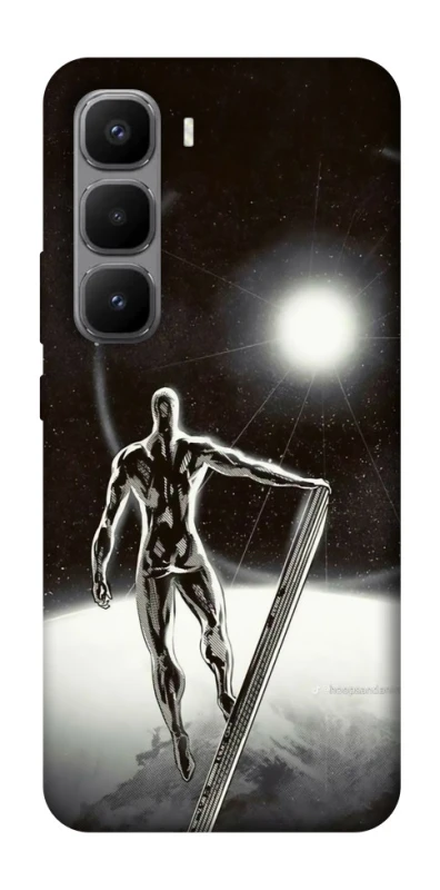 Чохол на Infinix Hot 60 Pro+ Срібний серфер фото 1 з 1