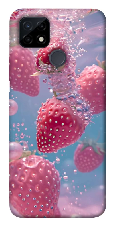 Чохол на Realme C21Y Полуниця в воді фото 1 з 1