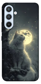Чохол на Samsung Galaxy A54 5G Кіт під місяцем фото 1 з 1